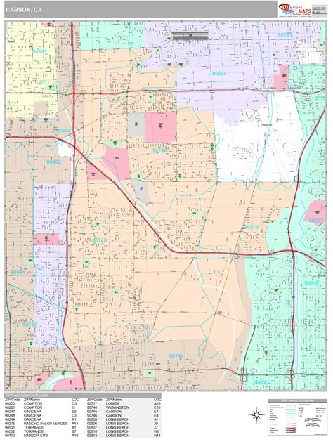 90810 california map